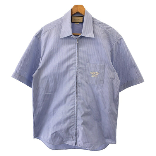 Gucci Embroidery Logo Cotton Shirt