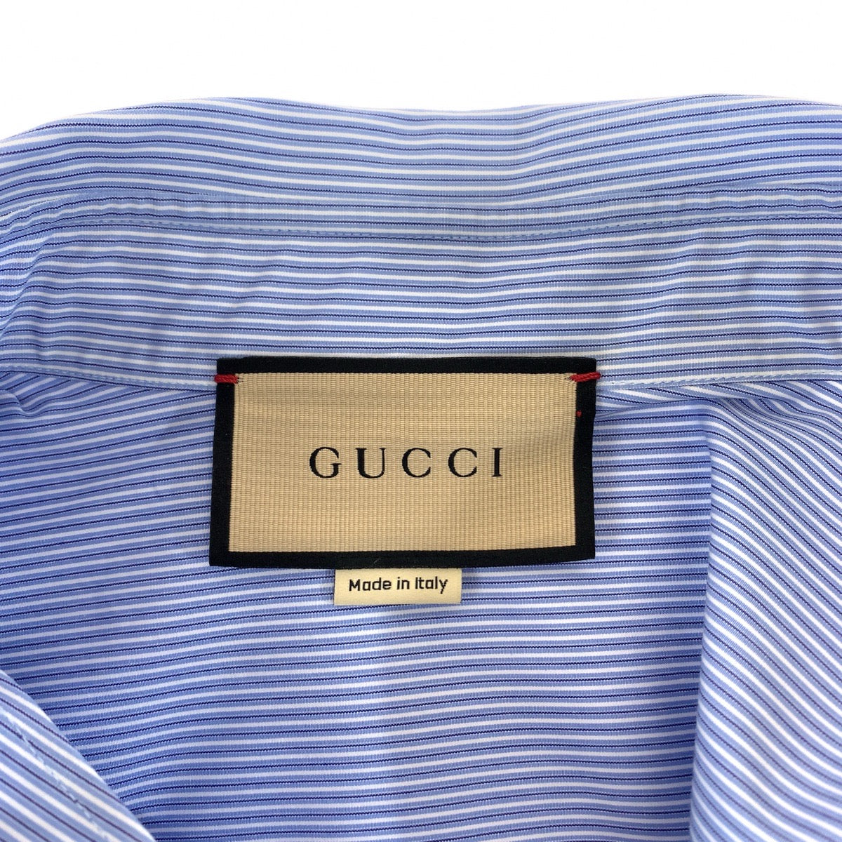 Gucci Embroidery Logo Cotton Shirt