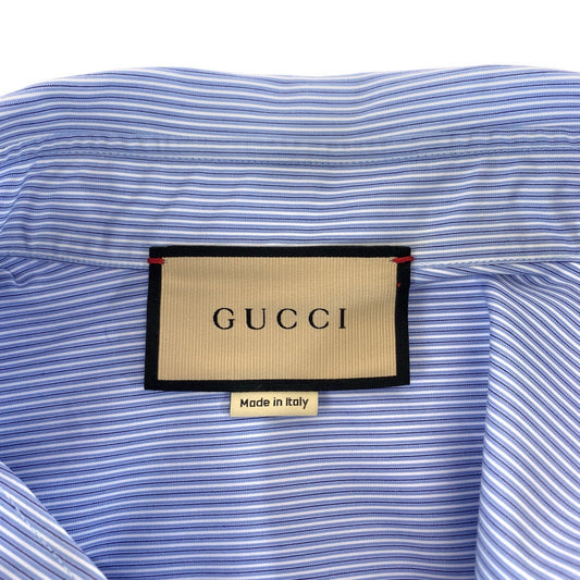 Gucci Embroidery Logo Cotton Shirt