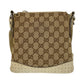 Gucci GG Canvas Leather Shoulder Bag