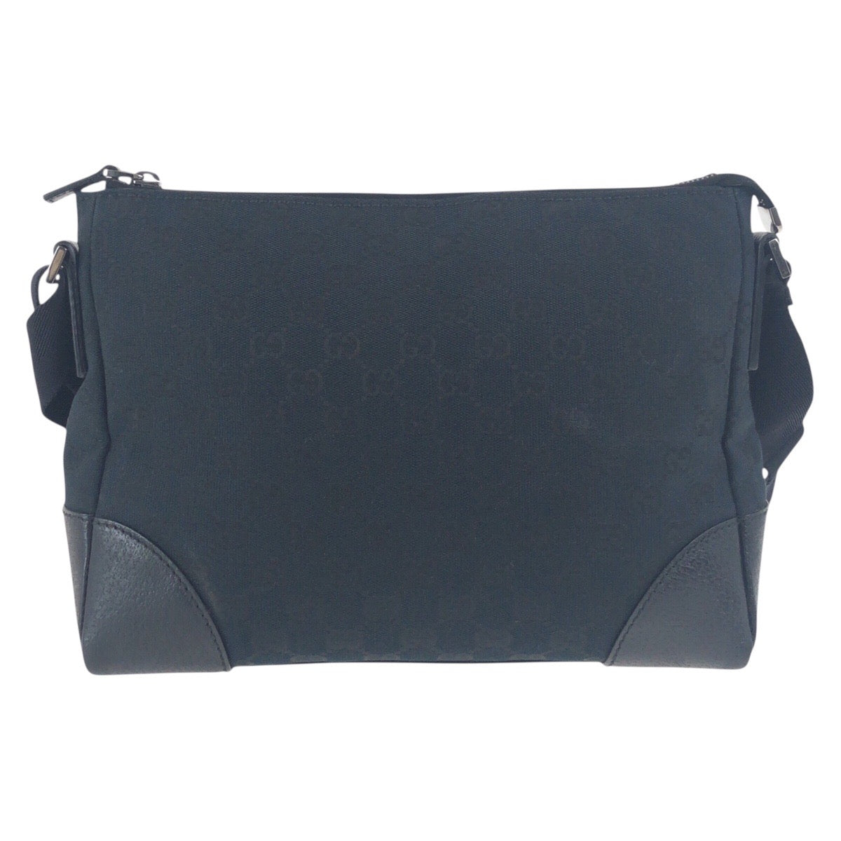 Gucci GG Canvas Leather Shoulder Bag
