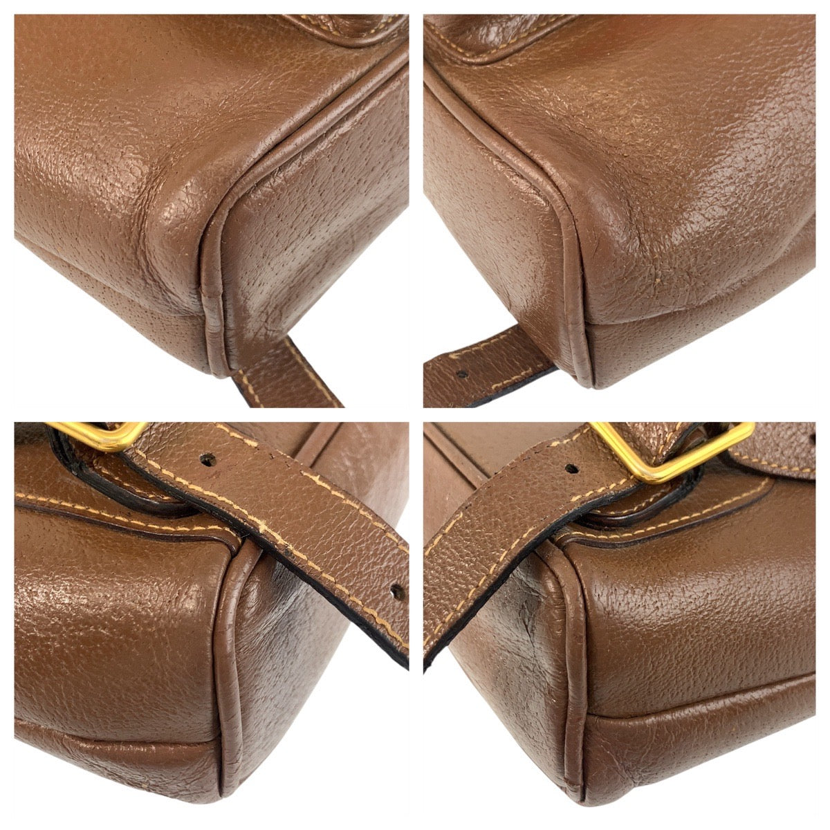 Gucci Bamboo Leather Backpack