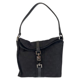 Gucci Jackie GG Canvas Leather Shoulder Bag
