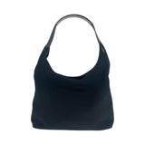 Gucci Hobo Canvas Patent Leather Shoulder Bag
