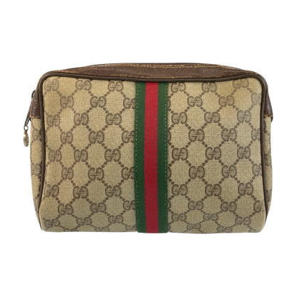 Gucci GG Supreme Canvas Clutch Bag