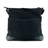 Gucci GG Canvas Leather Shoulder Bag