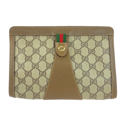 Gucci GG Supreme Canvas Clutch Bag