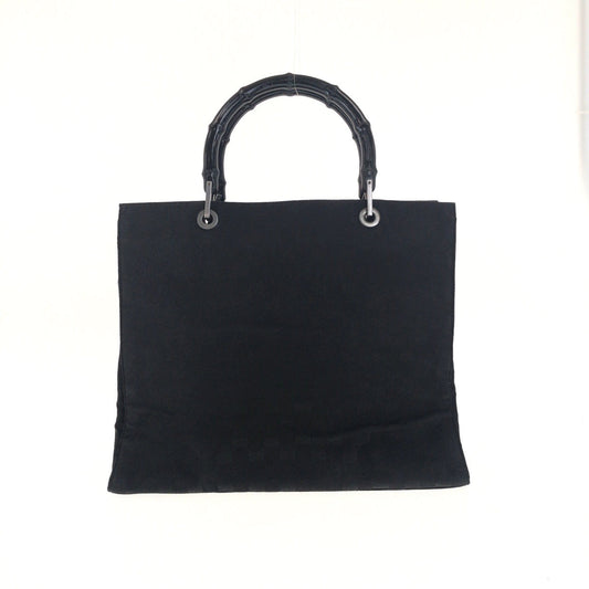Gucci Bamboo GG Canvas Handbag