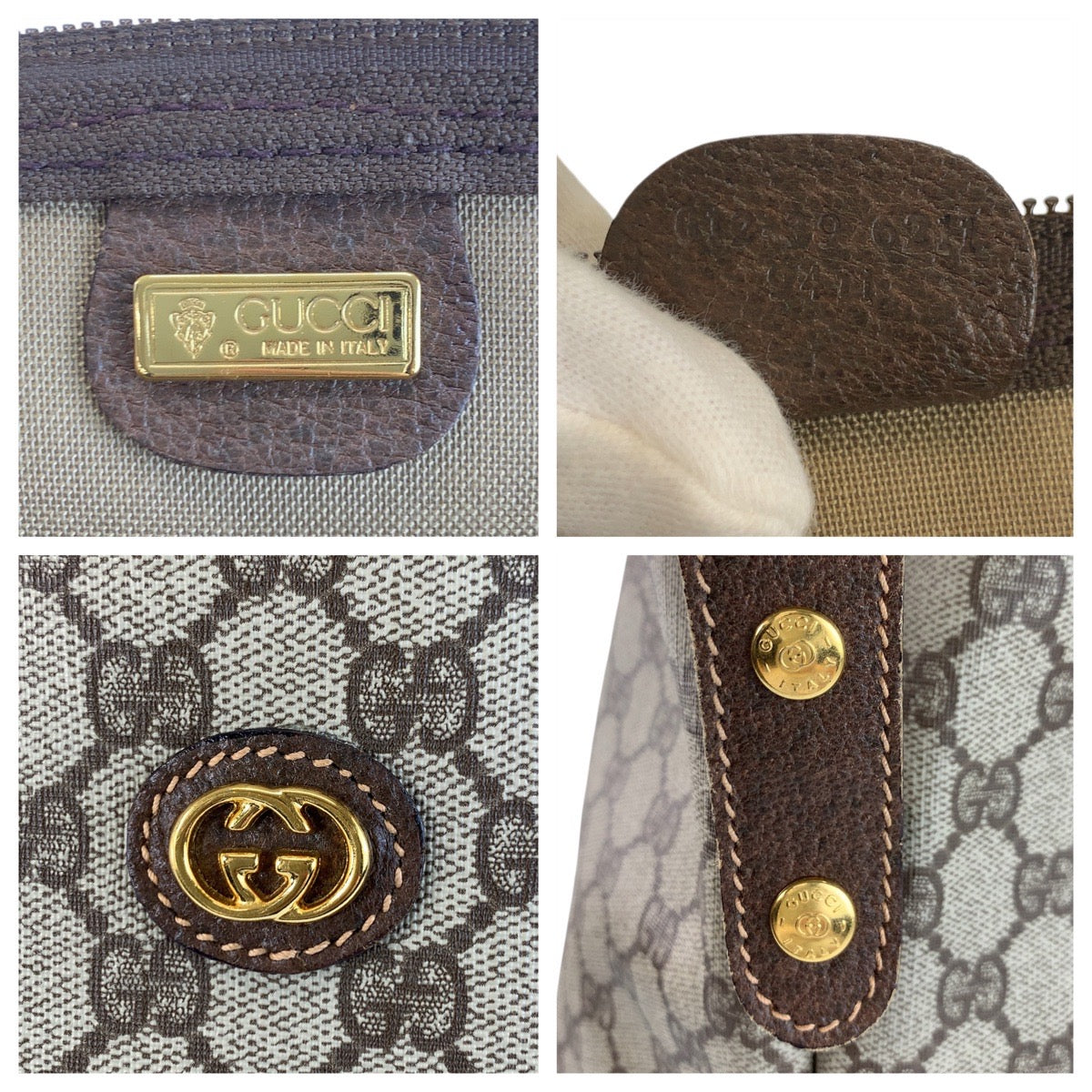 Gucci GG Supreme Canvas 2way Boston Bag