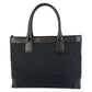 Gucci GG Canvas Leather Tote Bag