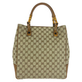 Gucci Bamboo GG Canvas 2way Bag