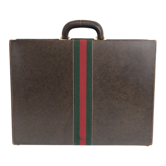 Gucci Sheline Line Leather Business Bag