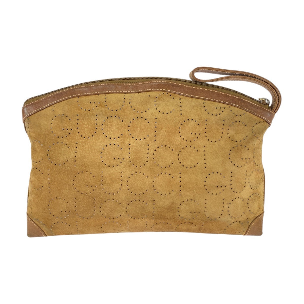 Gucci Suede Leather Clutch Bag
