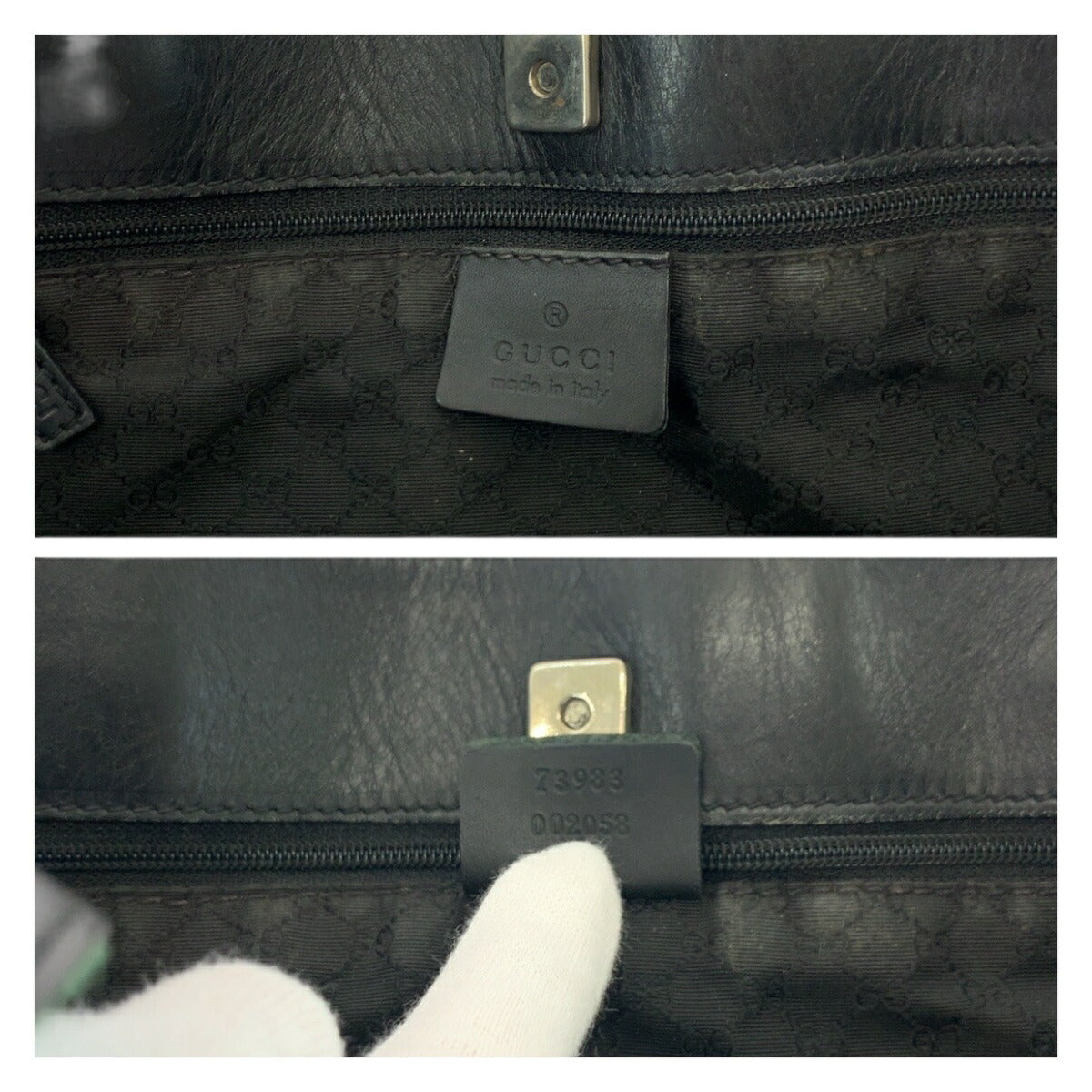 Gucci Sherry Line Canvas 2way Tote Bag