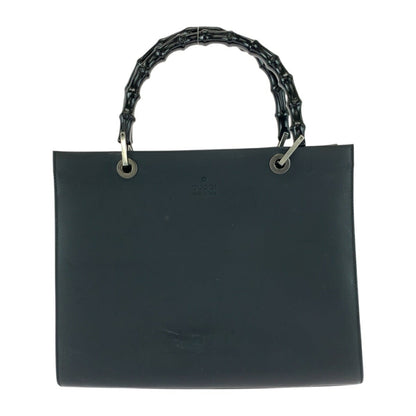 Gucci Bamboo Leather Tote Bag