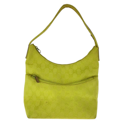 Gucci GG Canvas Leather Shoulder Bag