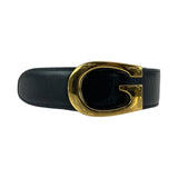 Gucci G Buckle Leather Belt