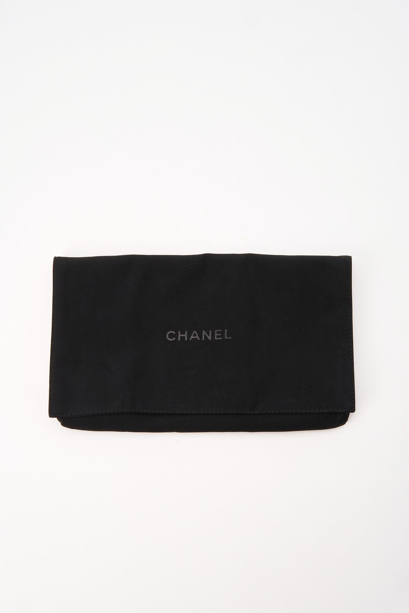Chanel Black Lambskin Leather Wallet On Chain