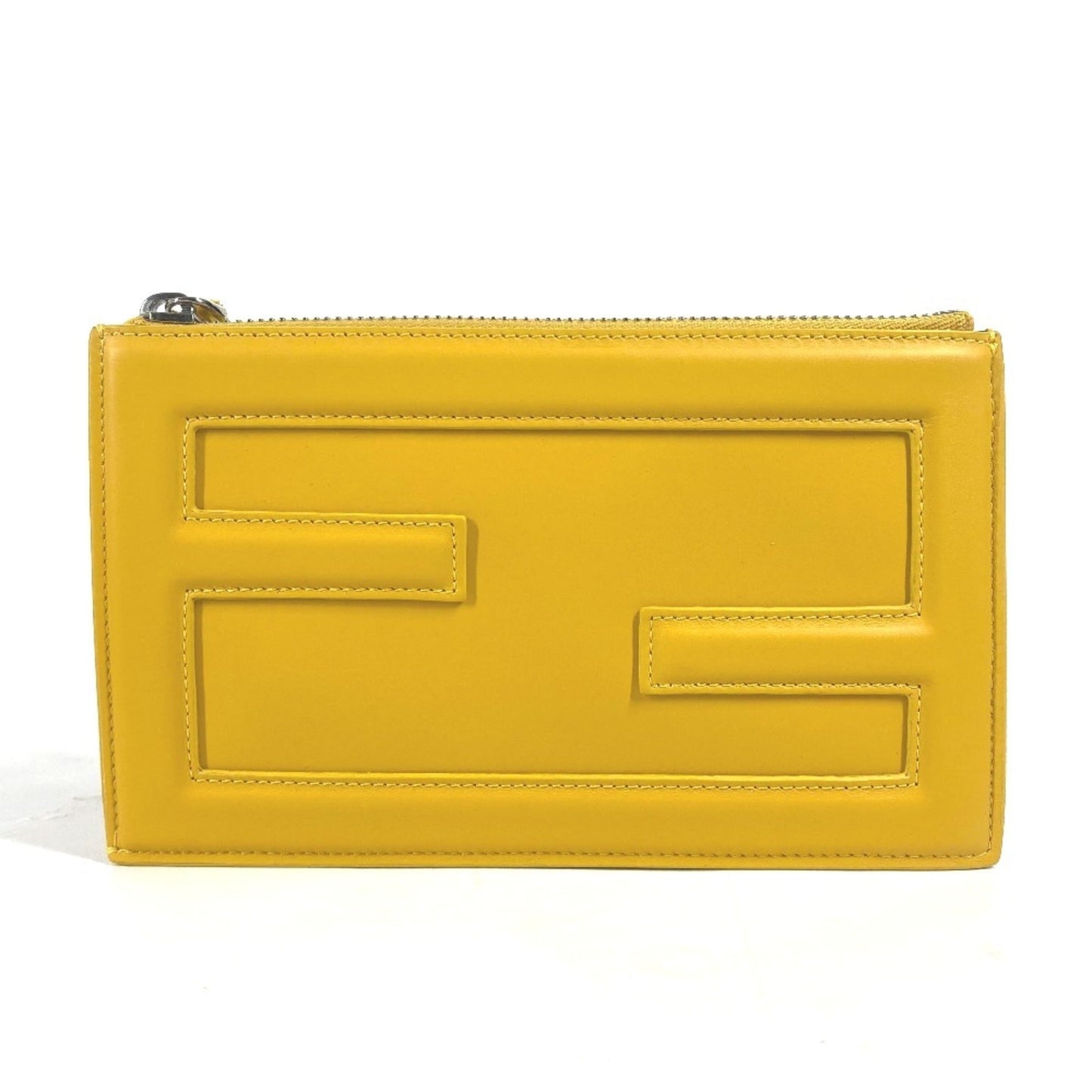Fendi  Leather Clutch Bag Pouch (Pre-Owned)