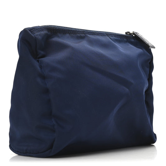 Prada Nylon Vela Cosmetic Pouch Baltico