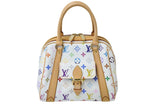 Louis Vuitton Priscilla Handbag Monogram Multicolor White