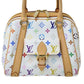 Louis Vuitton Priscilla Handbag Monogram Multicolor White