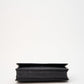 Chanel Black Lambskin Leather Floral Wallet On Chain