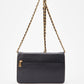 Chanel Black Caviar Leather Wallet On Chain
