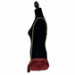 CHANEL   CC Red Lambskin Gold Chain Tassel Camera Bag Crossbody