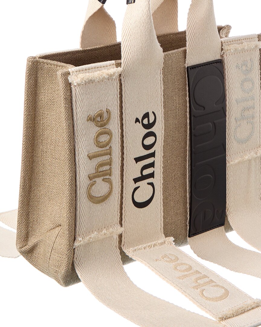 CHL - CC o? Woody Small Canvas & Leather Tote