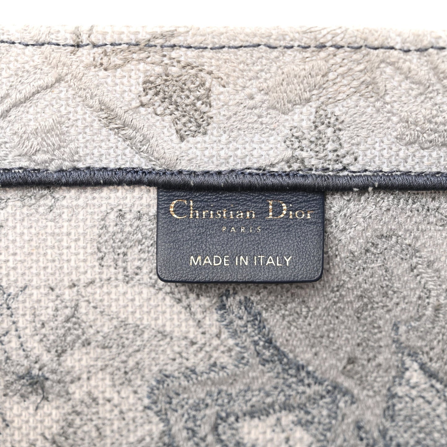 Christian Dior Gradient Canvas Embroidered Large Dioriviera Toile De Jouy Book Tote Blue