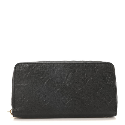 Louis Vuitton Empreinte Zippy Wallet Black