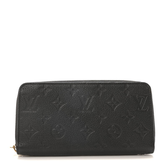 Louis Vuitton Empreinte Zippy Wallet Black