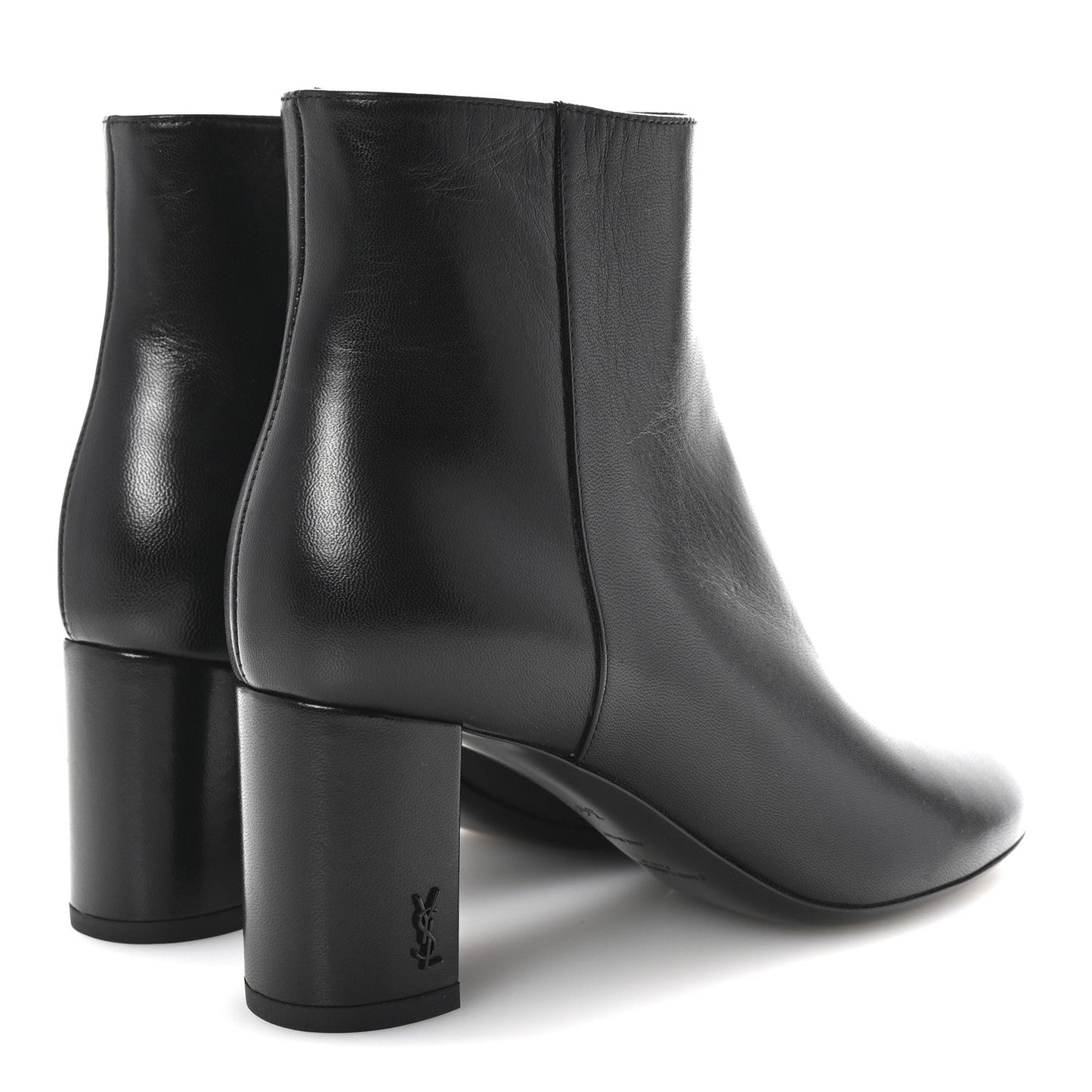 Saint Laurent Nappa Vendome Loulou Ankle Zip Boot 36.5 Black