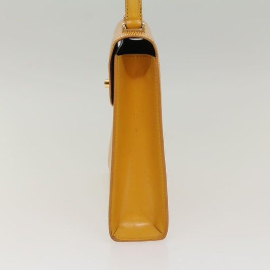 LOUIS VUITTON Epi Malesherbes Hand Bag Tassili Yellow Jonne M52379 Auth 52352