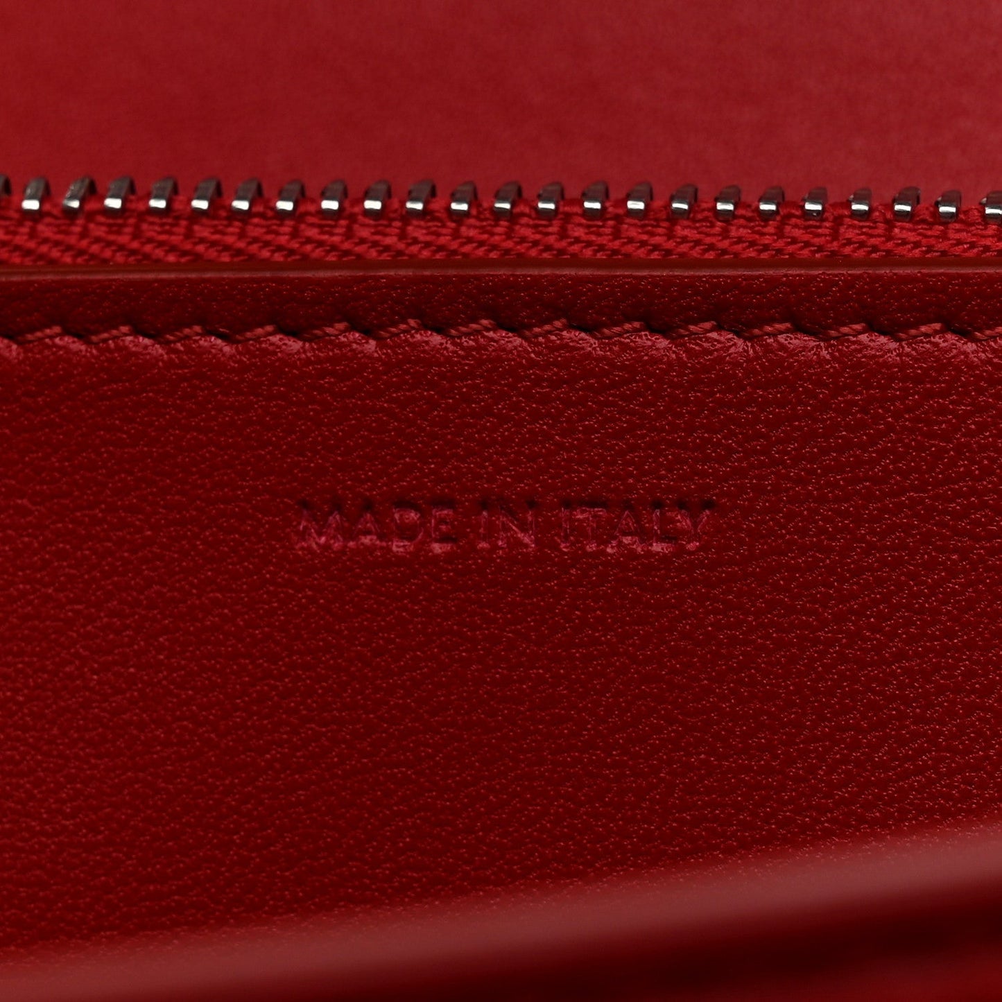 Celine Smooth Calfskin Medium Classic Box Flap Bag Red