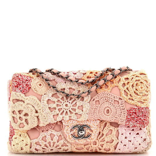 CHANEL Paris-Seoul Flap Bag Crochet and Lambskin Medium
