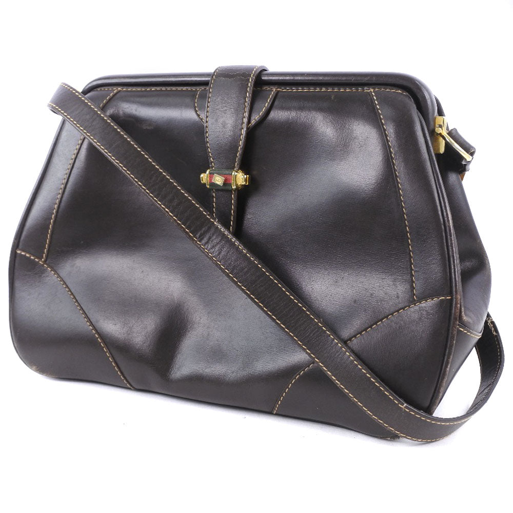 Gucci   Leather Shoulder Bag