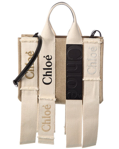 CHL - CC o? Woody Small Canvas & Leather Tote