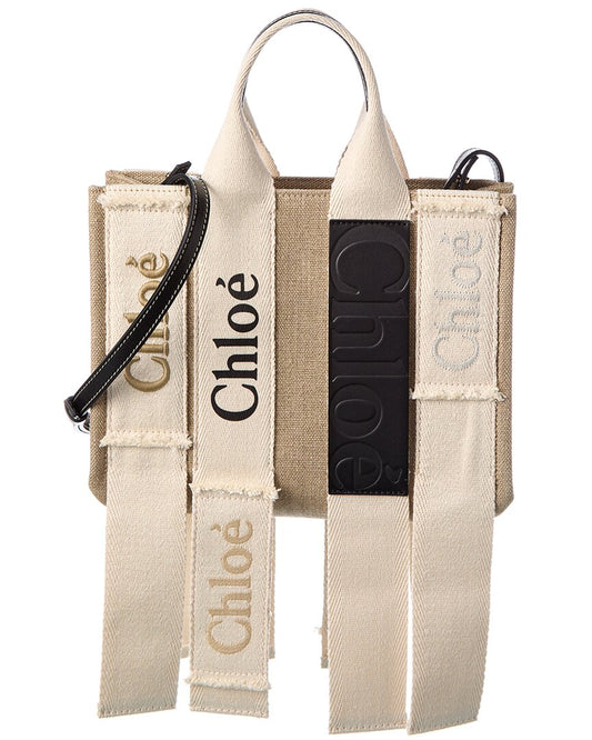 CHL - CC o? Woody Small Canvas & Leather Tote