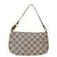 Louis Vuitton Pochette Accessoire  Canvas Clutch Bag