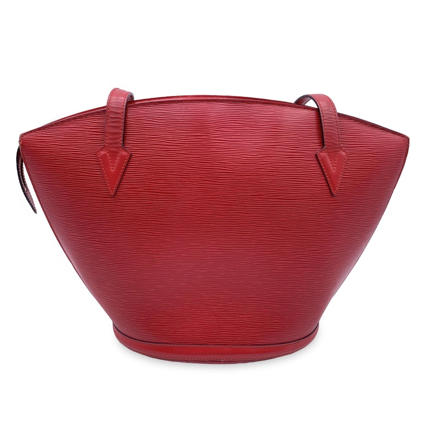 LOUIS VUITTON   Epi Red Leather Saint Jacques Gm Tote Bag