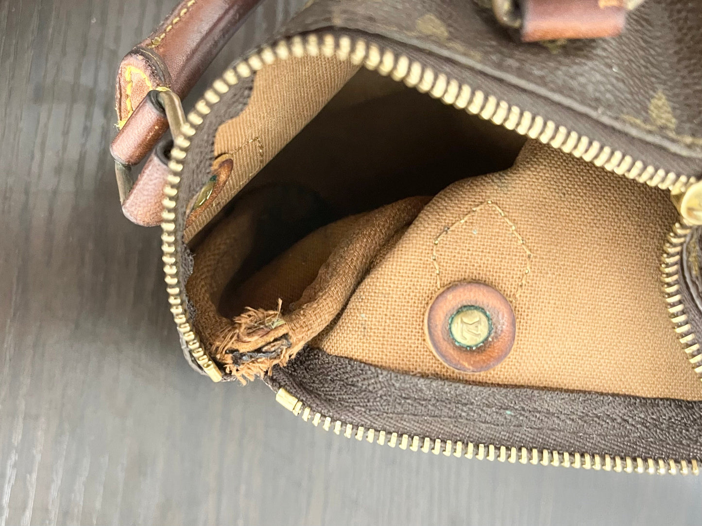 LOUIS VUITTON   Monogram Nano Speedy Bag