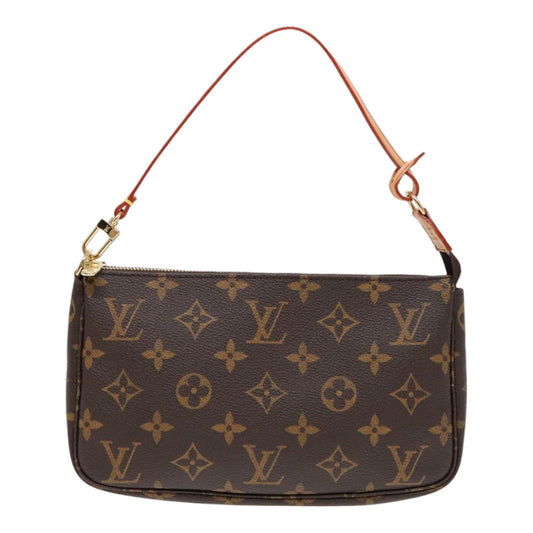 Louis Vuitton Pochette Accessoire  Canvas Clutch Bag