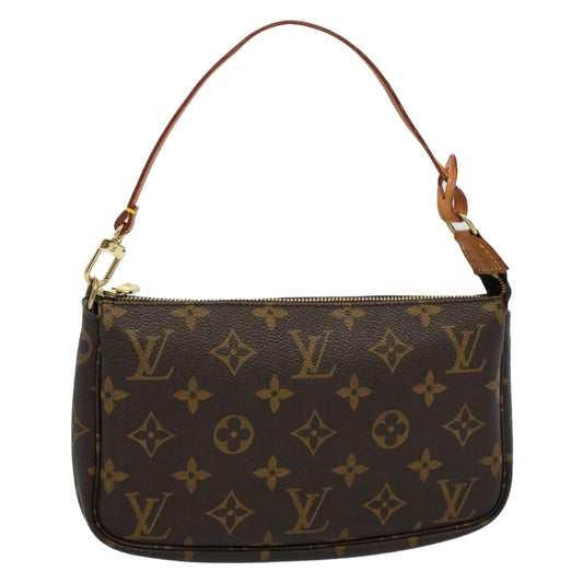 Louis Vuitton Pochette Accessoire  Canvas Clutch Bag