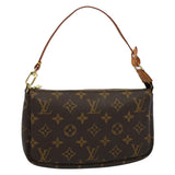 Louis Vuitton Pochette Accessoire  Canvas Clutch Bag