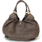 Louis Vuitton Shoulder Bag Mahina L Monogram Glyperl Brown