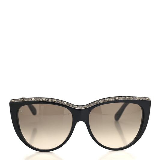 Louis Vuitton Acetate Monogram La Boum Sunglasses Z1147W Black