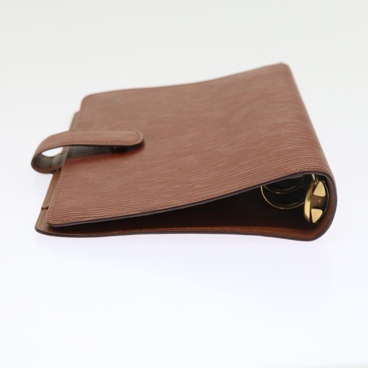 LOUIS VUITTON Epi Agenda MM Day Planner Cover Brown R20043 LV Auth 54212