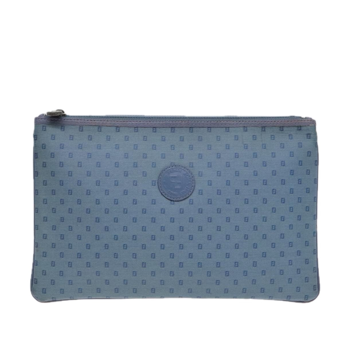 Fendi Ff  Canvas Clutch Bag